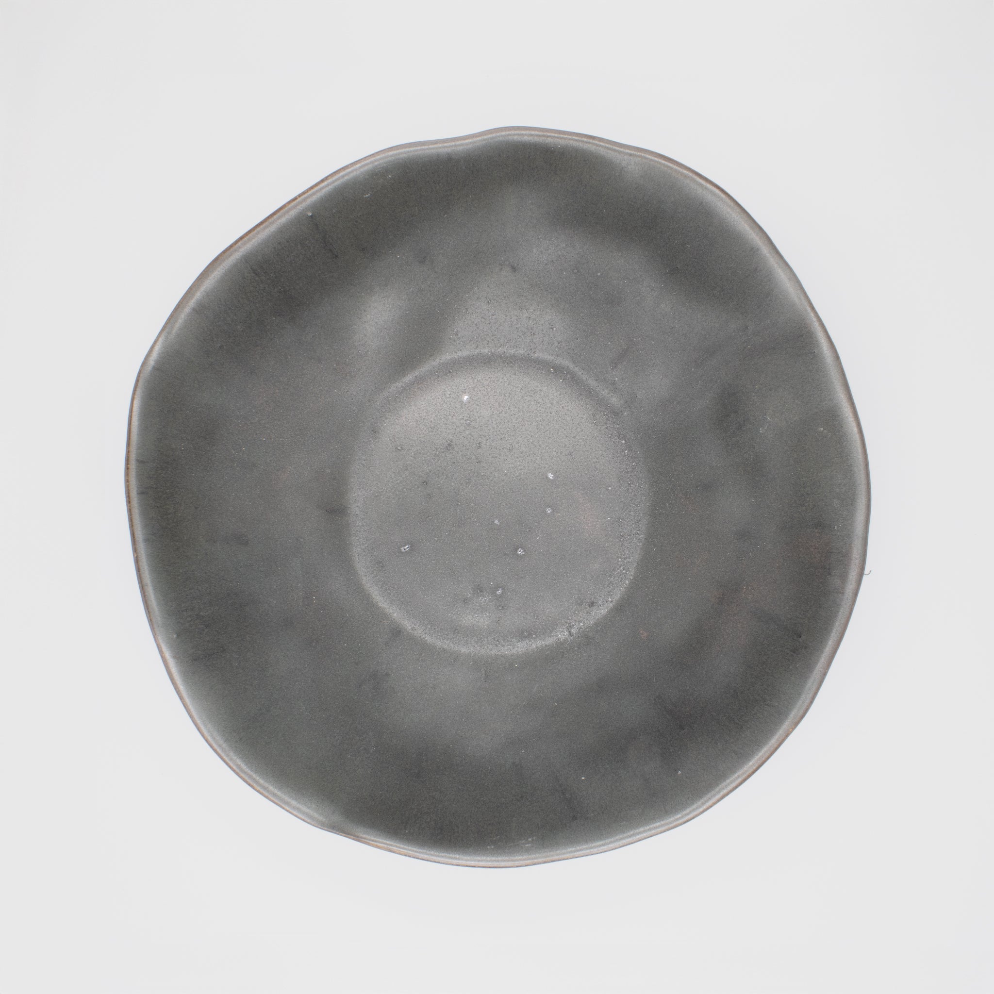 ASSIETTE CREUSE ONDA NOIR