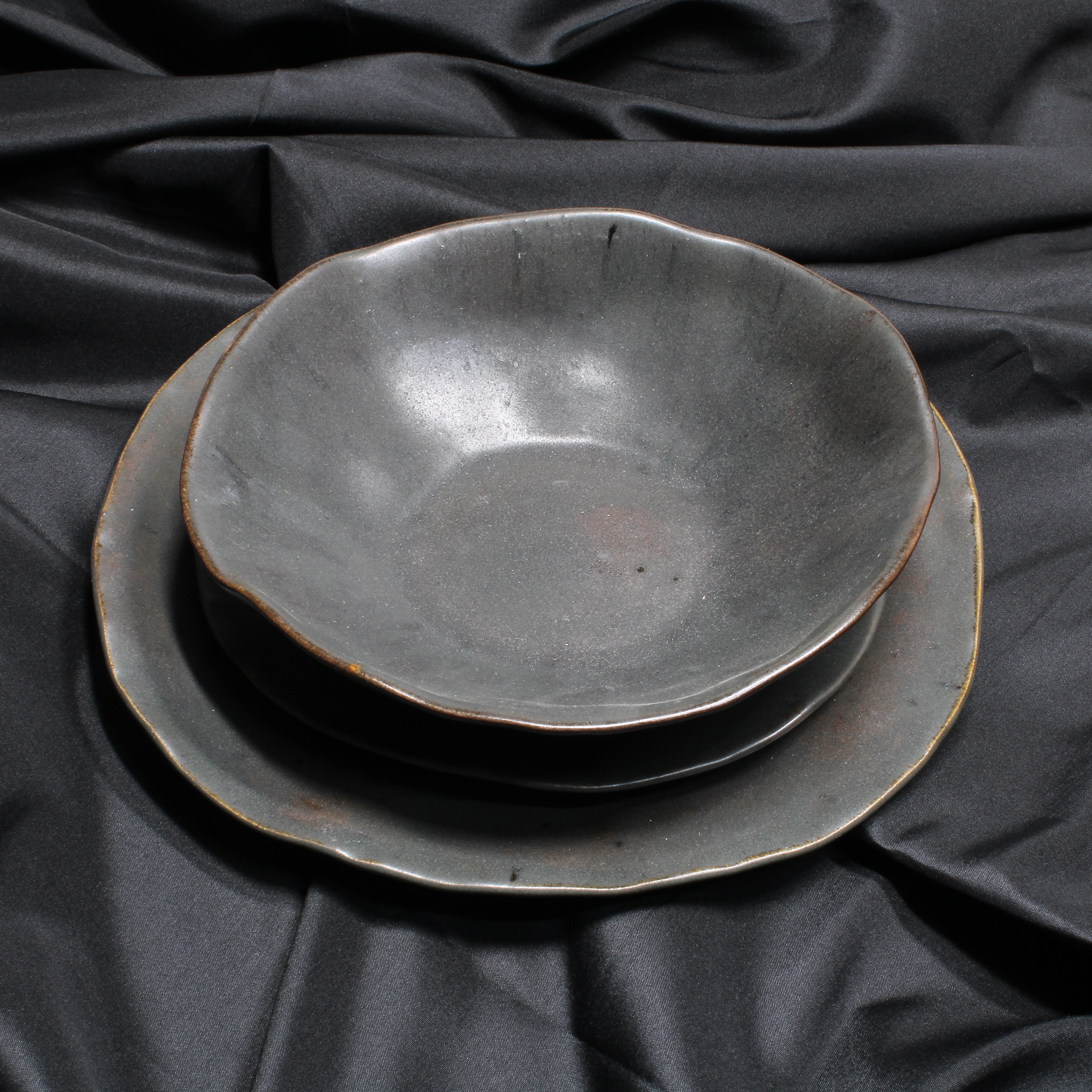 TABLEWARE ONDA BLACK